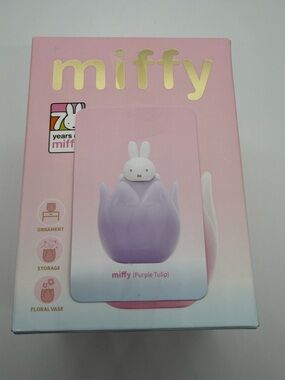 Miffy Tulip Plant Pot House Decor Confirmed Purple